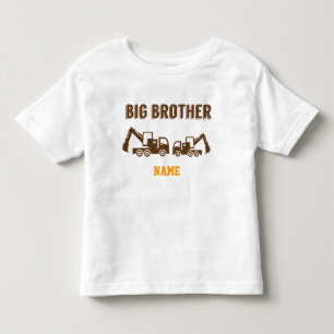 Big Brother Construction Truck Kleinkind T-shirt