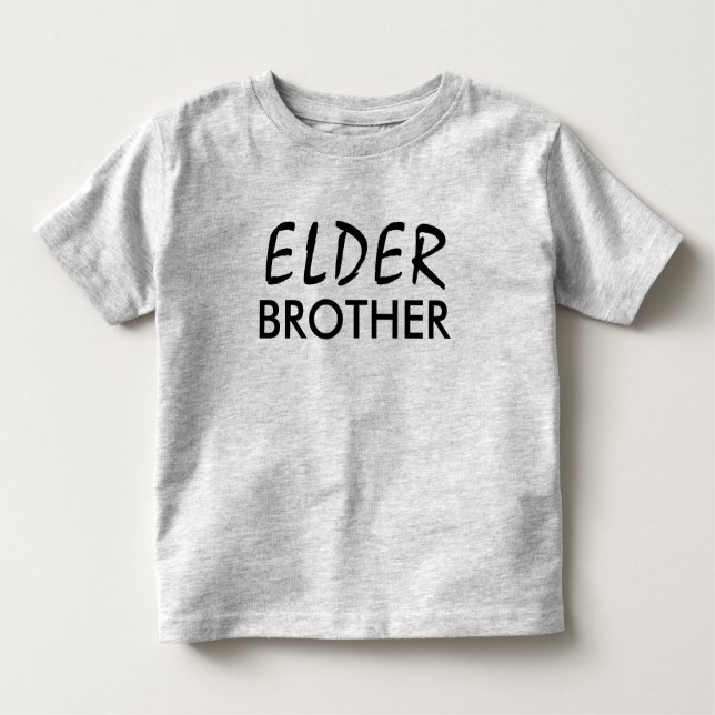Big Brother | Cute Trendy Matching Quote Design Kleinkind T-shirt (Vorderseite)