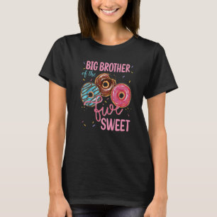 Big Brother des süßen 5. Donut-Party T-Shirt