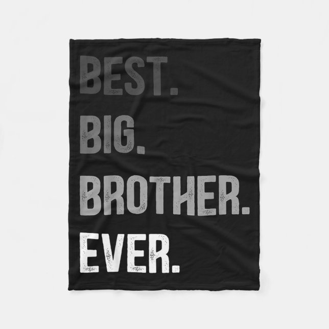Big Brother Ever Teenager Older Sibling For Boys K Fleecedecke (Vorderseite)