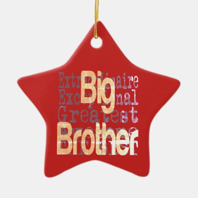 Big Brother Extraordinator Keramik Ornament (Vorne)