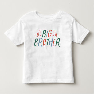 Big Brother farbenfroh rot und grün Kleinkind T-shirt