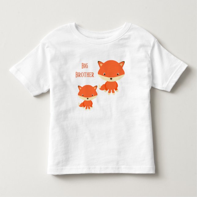 Big Brother Foxes Kleinkind T-shirt (Vorderseite)