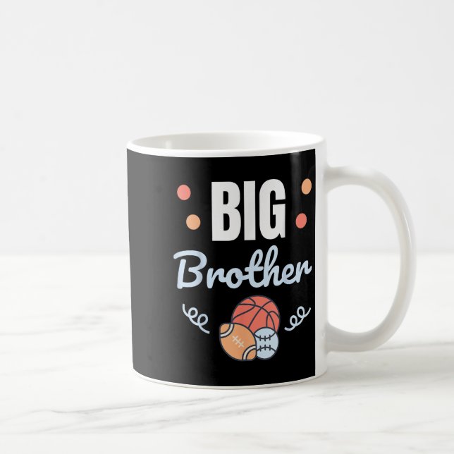Big Brother _ Fun Pregnancy Ankündigung & Amp; Sib Kaffeetasse (Rechts)