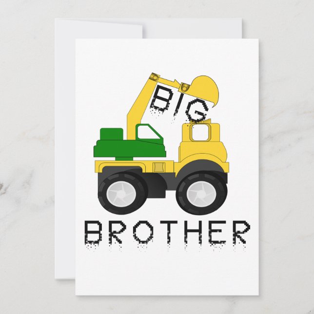 Big Brother Geschenk für Traktor Liebende Jungs Ki (Vorderseite)