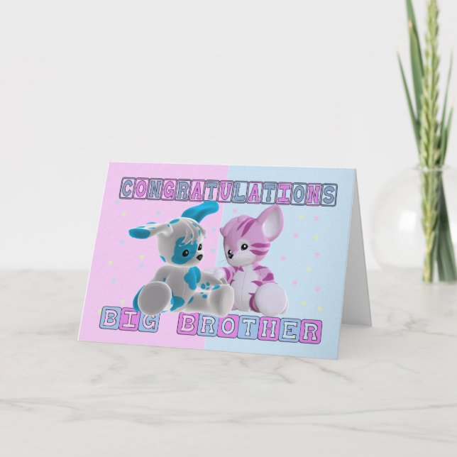 Big Brother gratuliert Karte (Vorderseite)