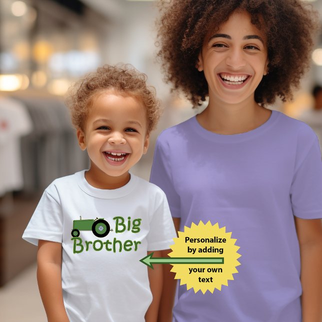 Big Brother Green Farm Traktor Kleinkind T-shirt (Von Creator hochgeladen)
