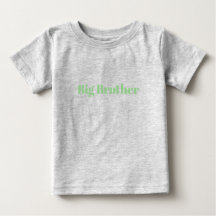 Big Brother Green individuelle Name Text niedlich