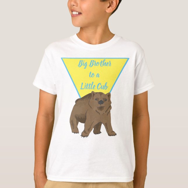 Big Brother Grizzly Bärenkuppe T-Shirt (Vorderseite)