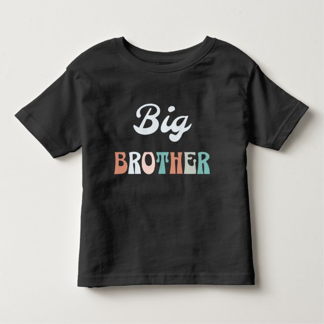 Big Brother Groovy Kleinkind T-shirt (Vorderseite)