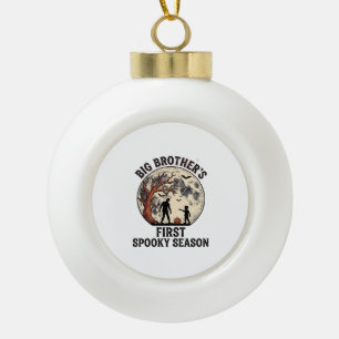 Big Brother Halloween Erste Gruselige Saison Vinta Keramik Kugel-Ornament