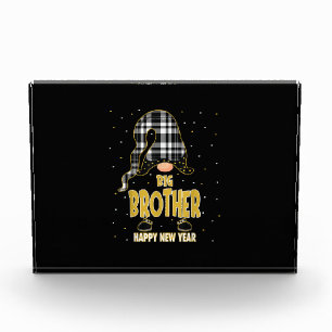 Big Brother Happy New Year  Match-Geschenk Fotoblock