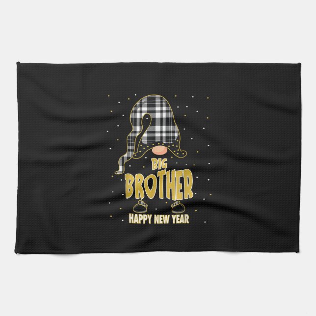 Big Brother Happy New Year| Match-Geschenk Geschirrtuch (Horizontal)