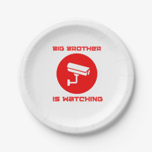 Big Brother is Watching 1984 ingsoc Pappteller