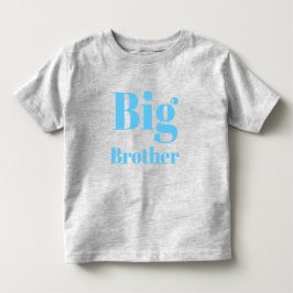 Big Brother Light Blue Buchstaben niedlich Kleinkind T-shirt