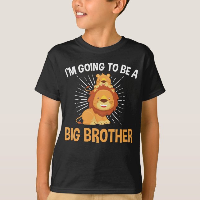 Big Brother Lion Boys T-Shirt (Vorderseite)