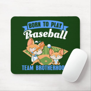 Big Brother Little Brother - Baseball-Spieler Mousepad