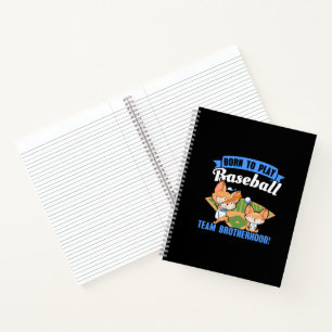 Big Brother Little Brother - Baseball-Spieler Notizbuch