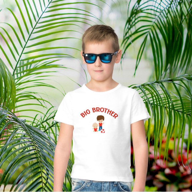 Big Brother mit Baby Brother Proud Brother T-Shirt (Von Creator hochgeladen)