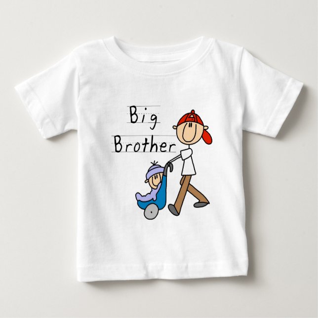 Big Brother mit Little Brother Tshirts und Geschen (Vorderseite)