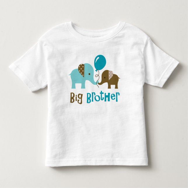 Big Brother - Mod Elephant Kleinkind T-shirt (Vorderseite)