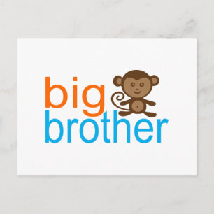 Big Brother Monkey Postkarte