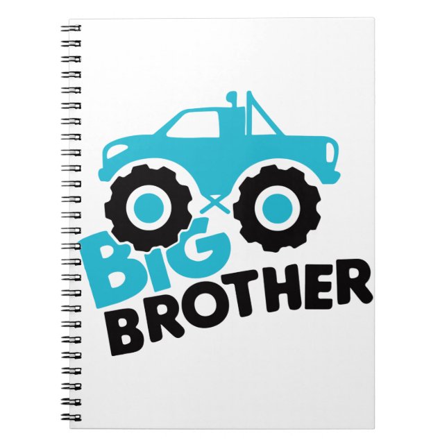 Big Brother Monster Truck Notizblock (Vorderseite)