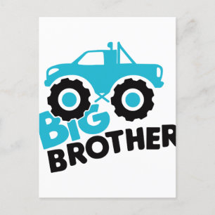 Big Brother Monster Truck Postkarte