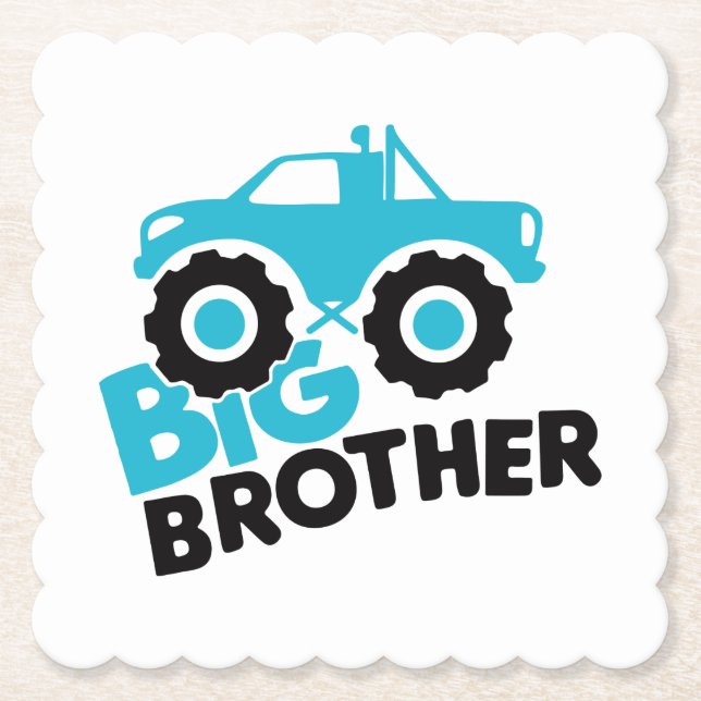 Big Brother Monster Truck Untersetzer (Vorderseite)