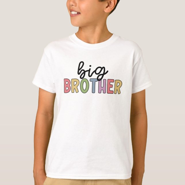 Big Brother Niedlich für Brother T-Shirt (Vorderseite)