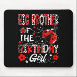 Big Brother of the Birthday Girl Ladybug Big Broth Mousepad<br><div class="desc">Big Brother of the Birthday Girl Ladybug Big Brother Bug T - Shirt.png</div>