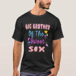 Big Brother of the Sweet 6. Donut Birthday Pa T-Shirt<br><div class="desc">Große Bruder des süßen 6. Donut Geburtstagsparty Thema.</div>
