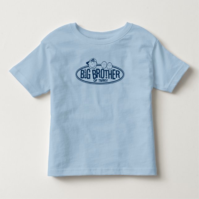 Big Brother of Twins Kleinkind T - Shirt (Vorderseite)