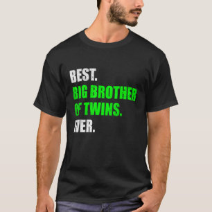 Big Brother of Twins Pregnancy Ankündigung Big Br T-Shirt