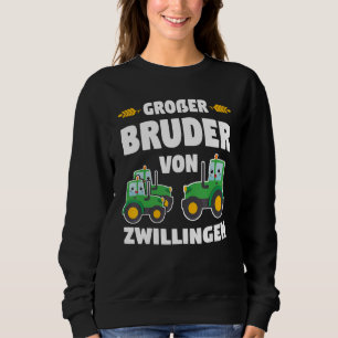 Big Brother of Twins Tractor Bauer Sweatshirt