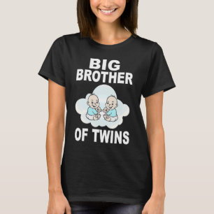 Big Brother of Twins Twin Boys Älterer Bruder T-Shirt