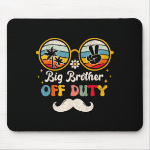 Big Brother Off Duty Sungles Beach Sunset Sommer Mousepad