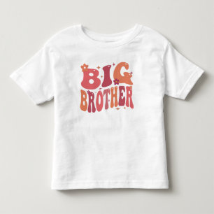 Big Brother Orange Groovy Fall Kleinkind T-shirt