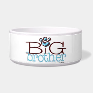 Big Brother Paw Print Pet Bowl Napf