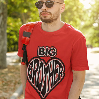Big Brother, Proud Brother Men's Style Grafik T-Shirt