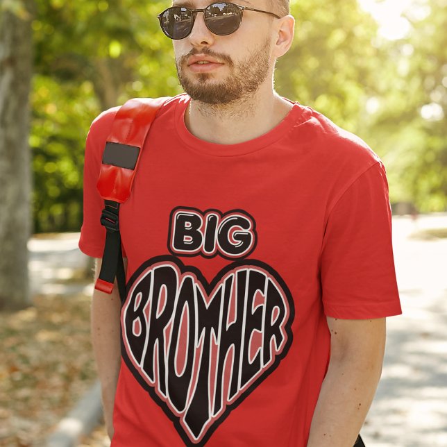 Big Brother, Proud Brother Men's Style Grafik T-Shirt (Von Creator hochgeladen)