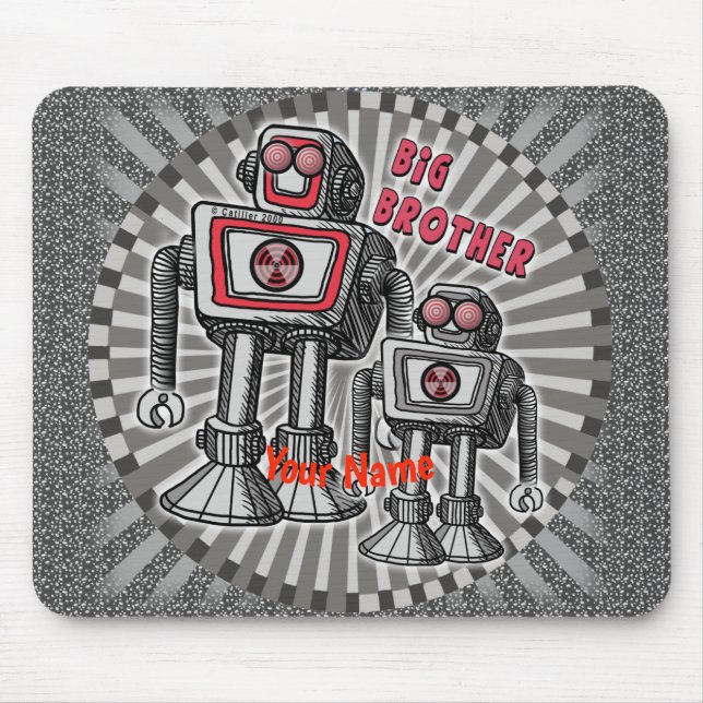 Big Brother Robot Mousepad (Vorne)