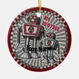 Big Brother Robot-Ornament Keramik Ornament