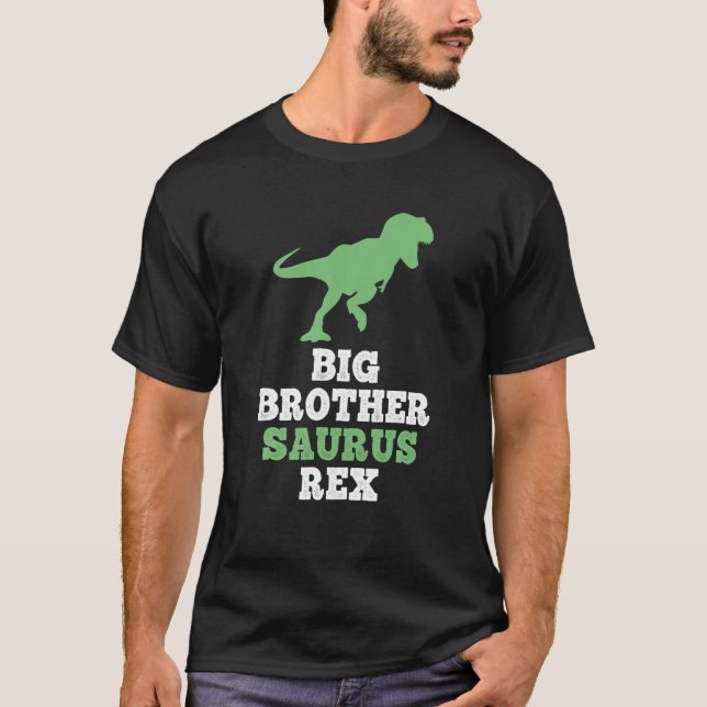Big-Brother-Saurus Rex Funny Dinosaur Geschenk Chr T-Shirt (Vorderseite)
