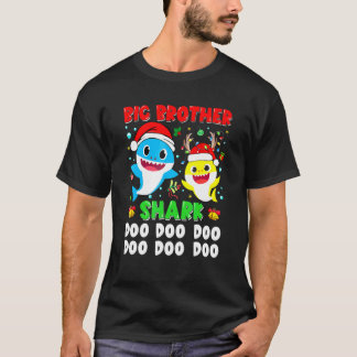 Big Brother Shark Weihnachten Doo Doo Familie Pass T-Shirt