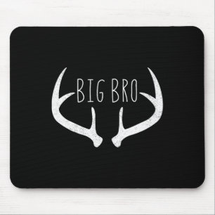 Big Brother Shirt - Boys Deer Antlers Jagen Mousepad