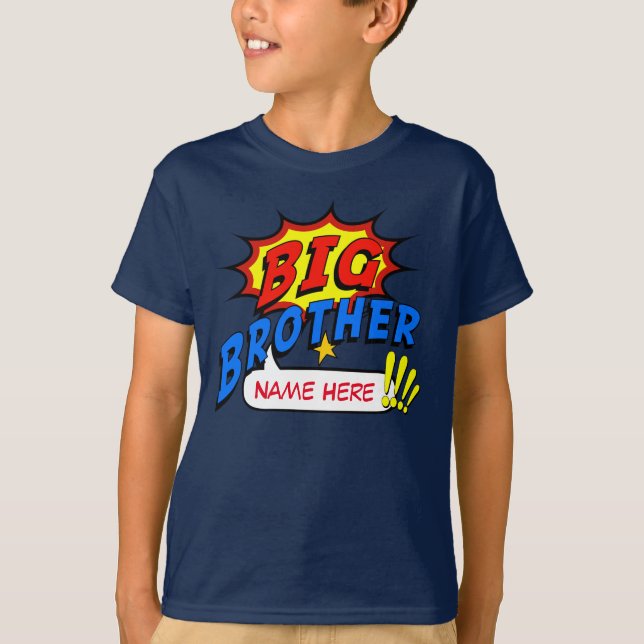 Big Brother Superhero Custom T-Shirt (Vorderseite)