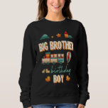 Big Brother The Birthday Boy Train Theme Matching Sweatshirt<br><div class="desc">Big Brother Der Geburtstag Jungen Zug Thema passt Familie.</div>