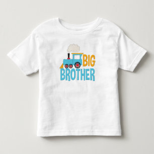 Big Brother Train Shirt niedliche Ankündigung blau
