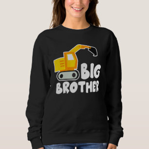 Big Brother Traktor Kleinkind Bagger Niedlich Sweatshirt